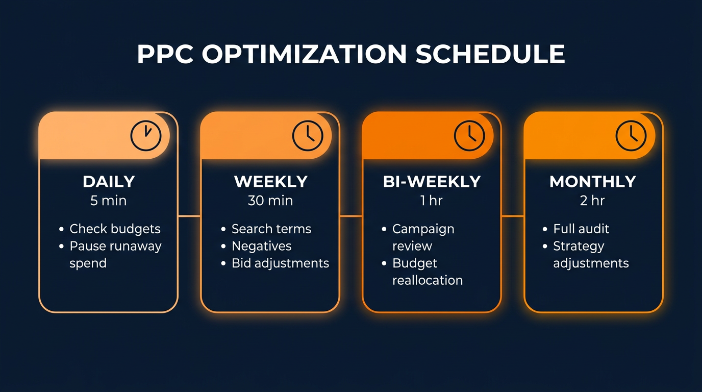 PPC Optimization Schedule