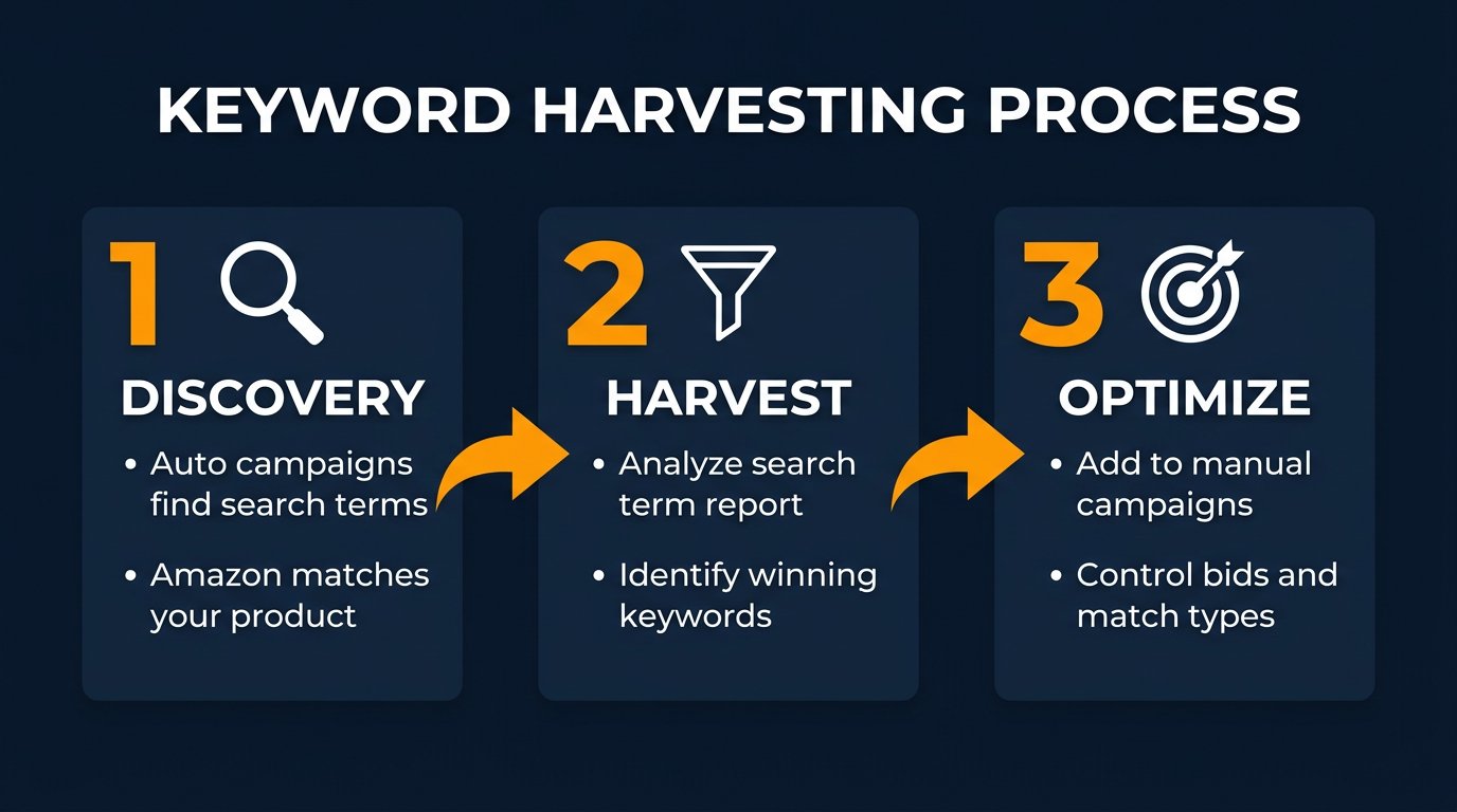 Keyword Harvesting Process